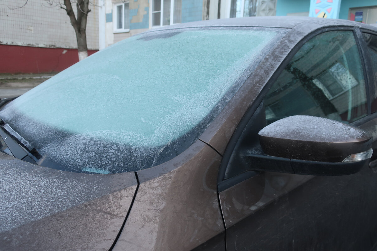 обледеневшее стекло