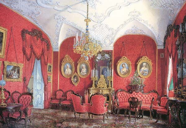 Гостиная императрицы Марии Александровны, 1874 г.