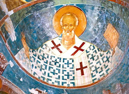 Фреска собора Ферапонтова монастыря
(Дионисий. 1502 г.).
