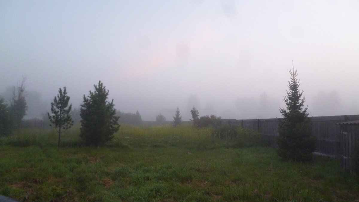 утро в деревне