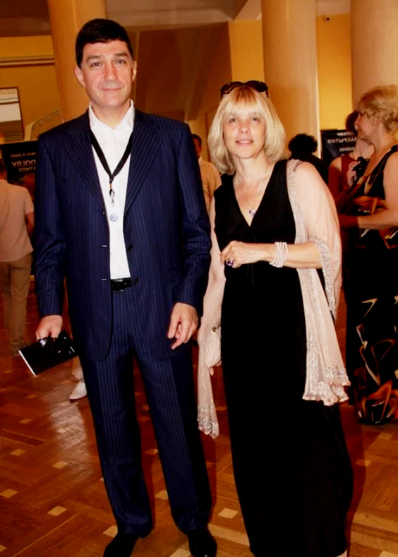 Кирилл Шубский и его жена Вера Глаголева