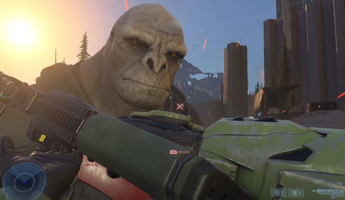 Halo Infinite - скриншот из игры. Некст гена пока нет