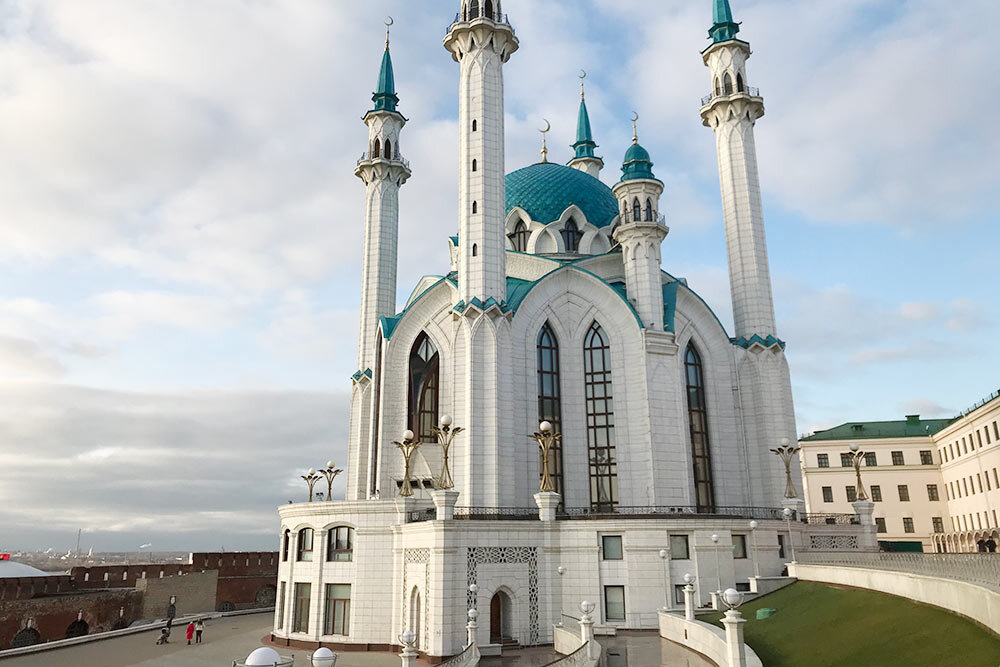 Мечеть кул Шариф в Казани закат