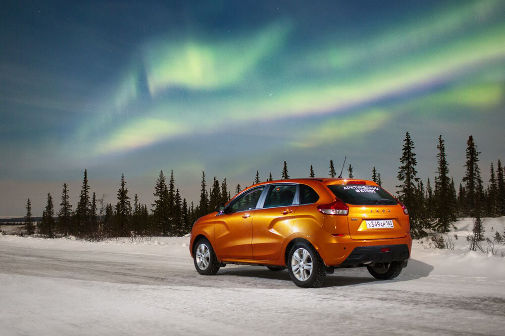 LADA XRAY в Арктике 2016(avtovolgograda.ru)