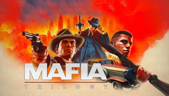 Постер сборника «Mafia: Trilogy»,куда вошли ремейк культовой первой части и ремастеры двух последующих.