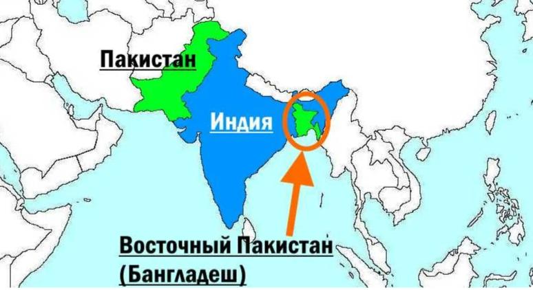 Доминион индия. Разделение Индии на Индию и Пакистан 1947 год. Западный и Восточный Пакистан карта. Индия Пакистан Бангладеш на карте. Индия и Пакистан на карте.