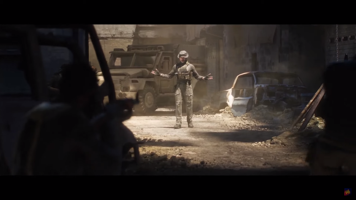 Call of Duty  MW 2019 кадр из трейлера. 