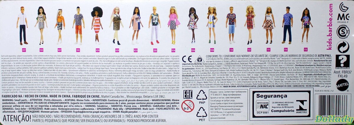  Barbie Fashionistas №109 