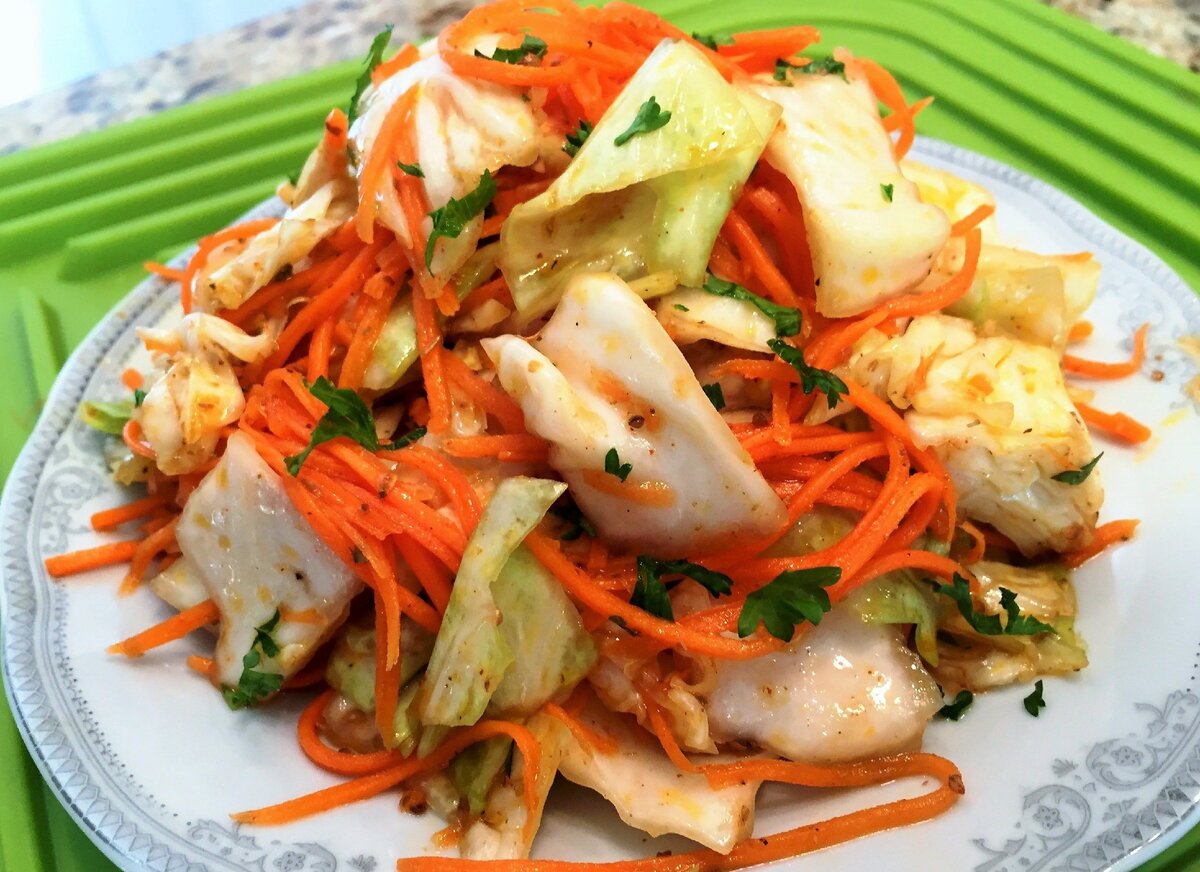 капуста по-корейски, пятиминутка