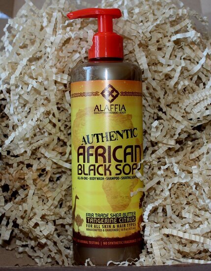 черное африканское мыло 