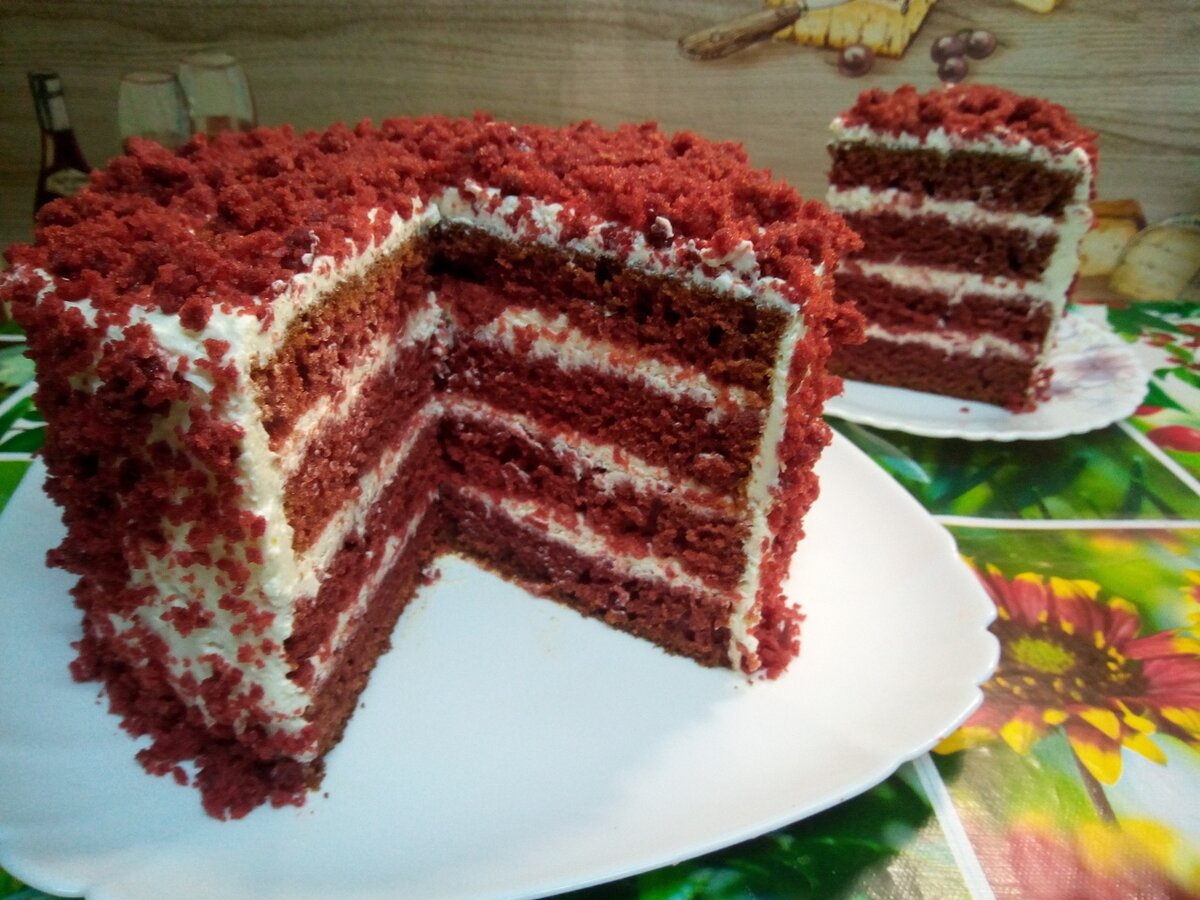 Торт Красный бархат - элегантность и красота