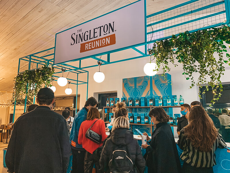 Дистанция в очереди к бару