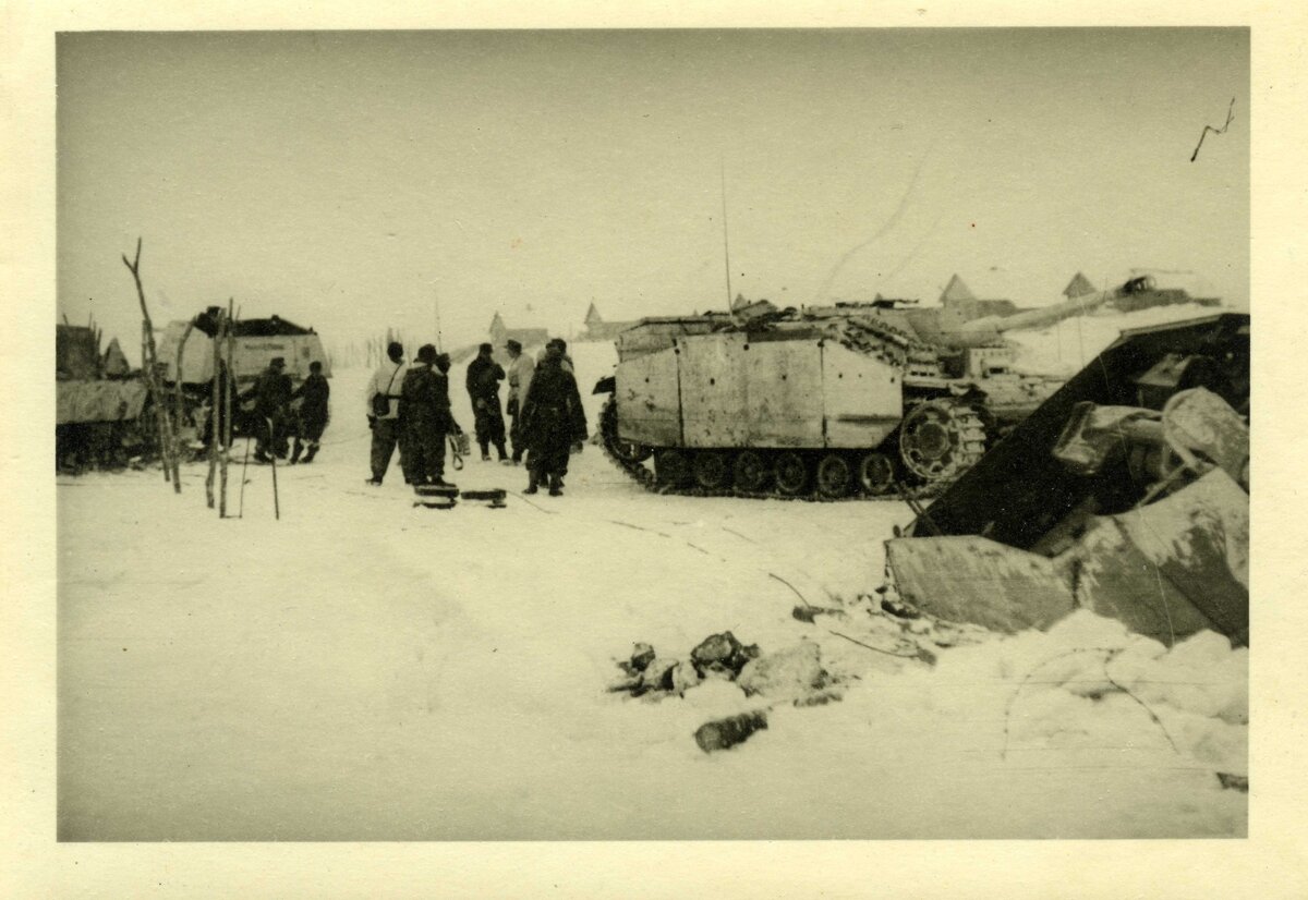 StuG, Hummel, размер фотографии: 7,5х10,5 см.