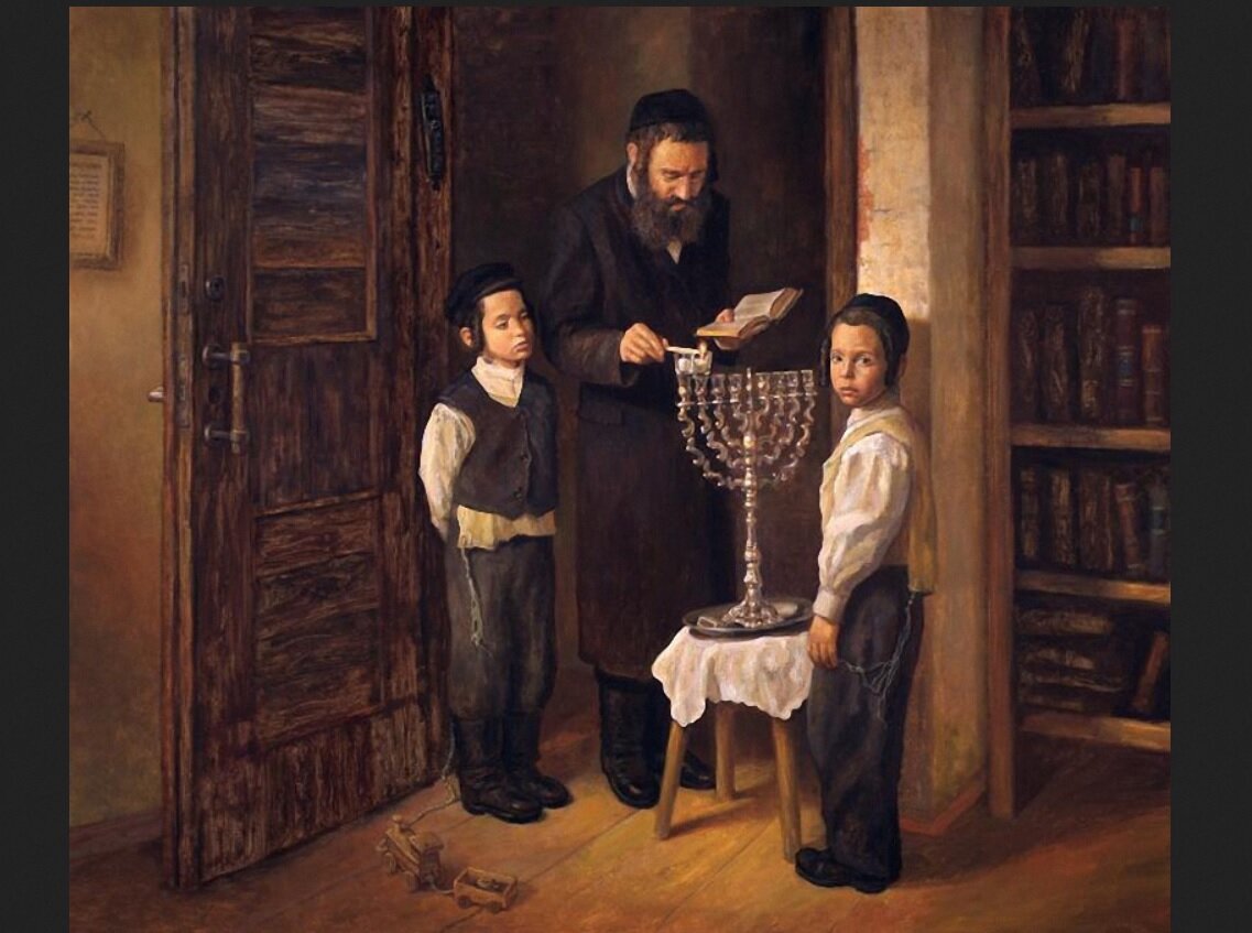 Борис Дубров "Праздник Ханука". 2006 г.