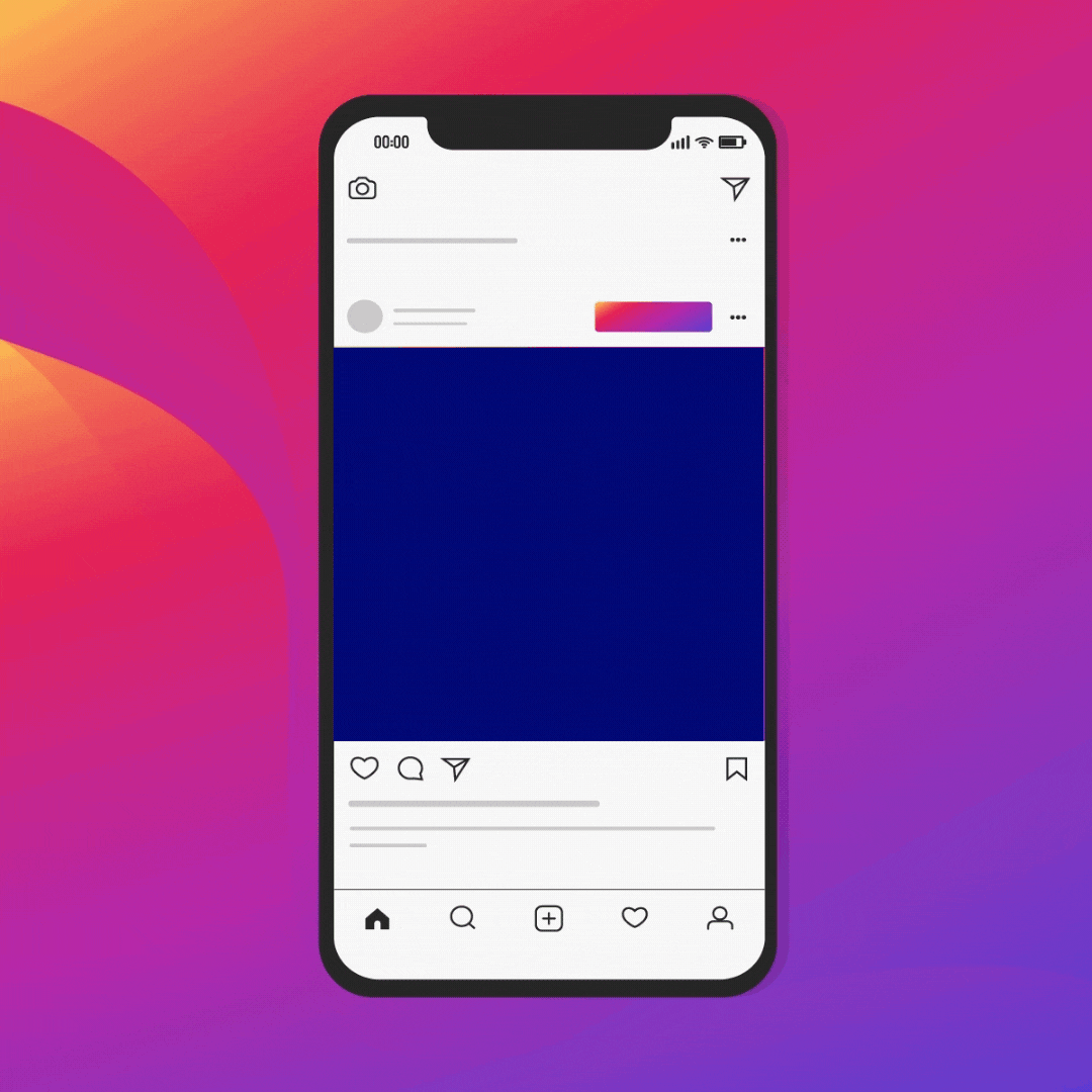 Пример публикации в Instagram