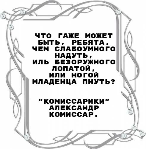 Комиссарики в рамке.