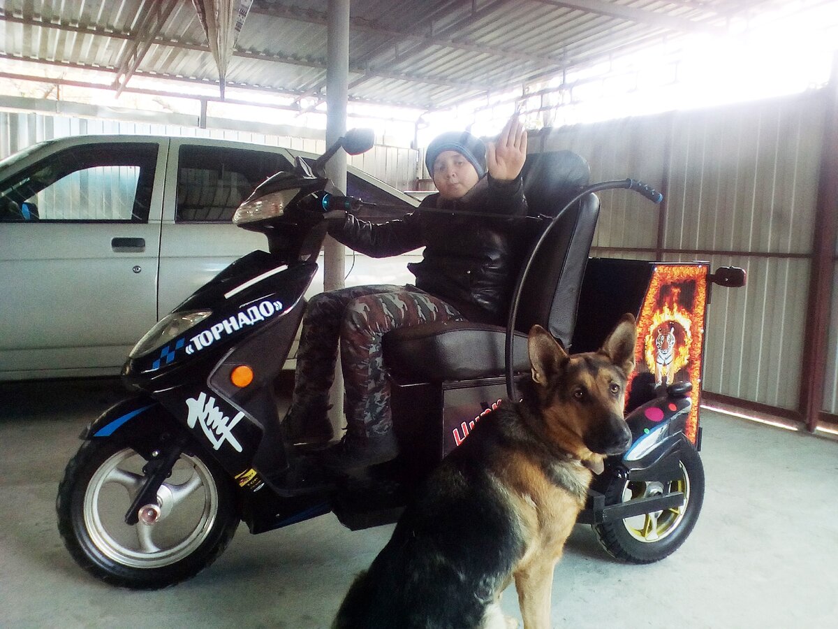 электро скутер для мишки