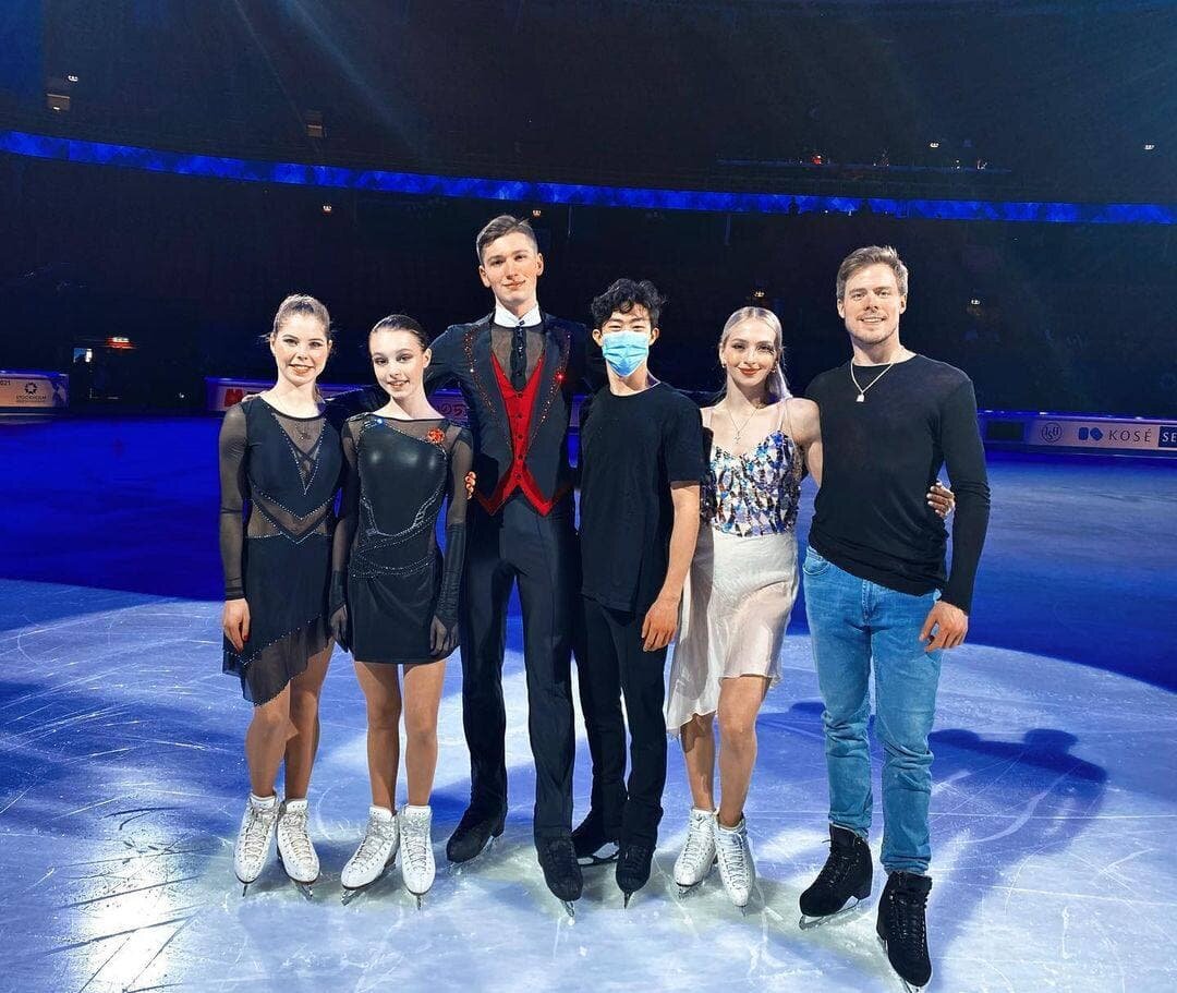 Золотые медалисты ЧМ 2021 по фигурному катанию
