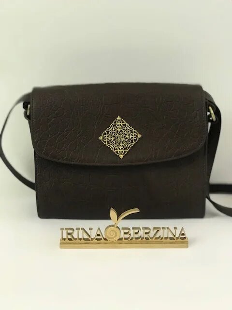 Кожаная сумка "Дея-01". Ателье Ирины Берзиной.