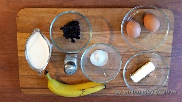 Ингредиенты для приготовления омлета