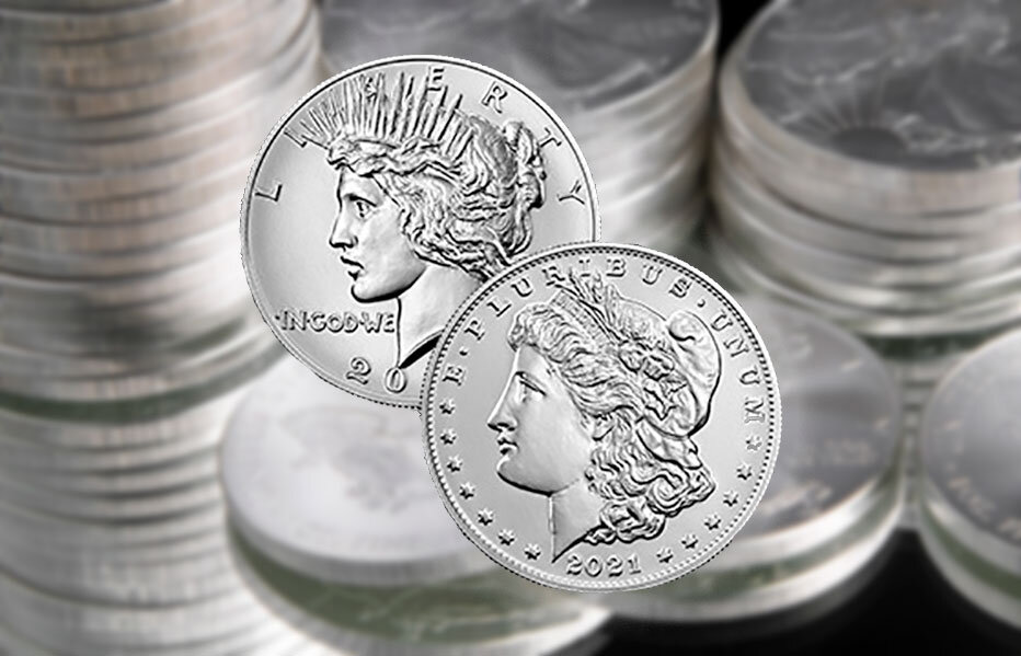 О долларе Моргана и Мирном долларе / фото © Золотой Запас