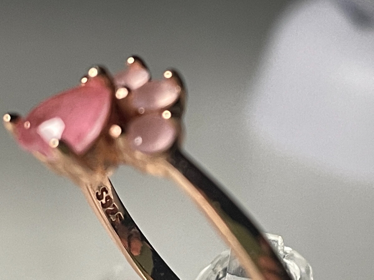 Кольцо с лапкой - серебро