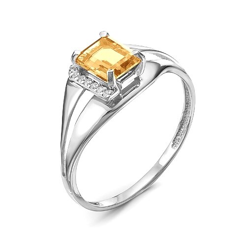 Серебряное кольцо с кристаллом и фианитами 510 ₽
