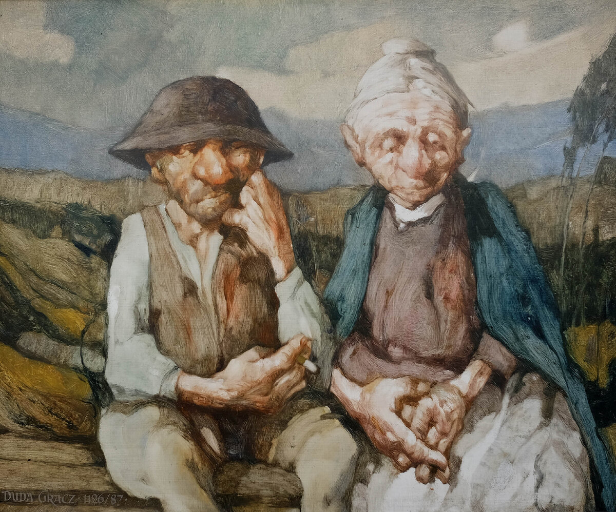 Ежи Дуда-Грач — «Старики на улице», 1987 год
