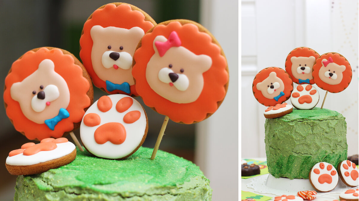 Наш тортик. Украсила окрашенным творогом и в целом для крушения был идеален.