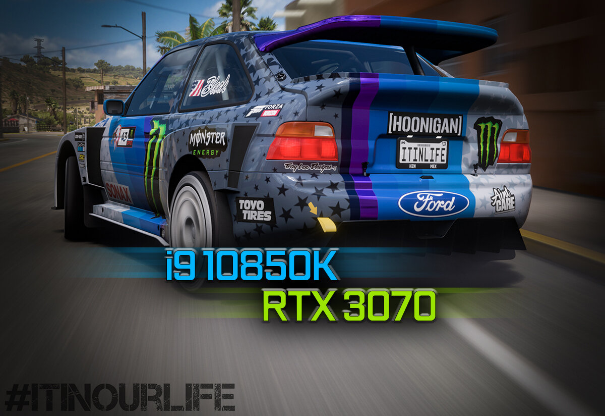 Forza Horizon 5 на RTX 3070 + i9 10850K