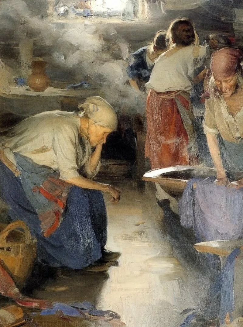 Прачки. Архипов А.Е. 1901г. Фото взято из открытых источников