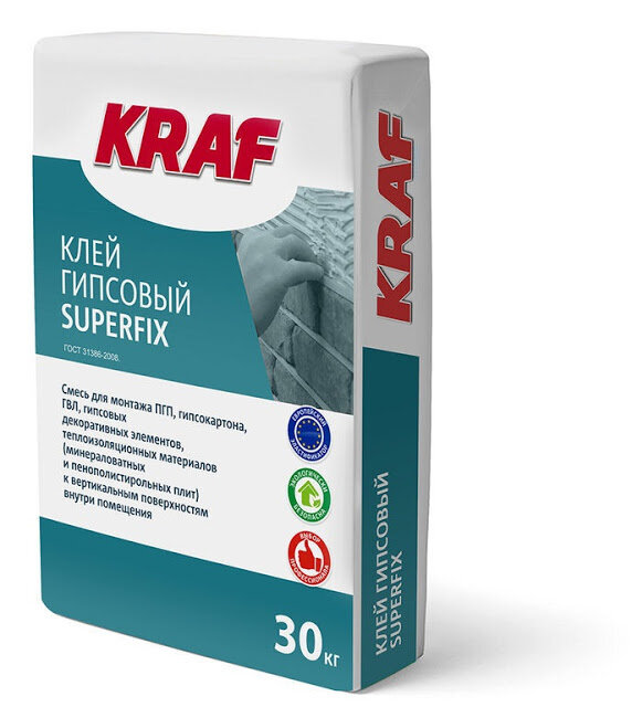 Клей гипсовый для гипсокартона Knauf Perlfix, 30 кг