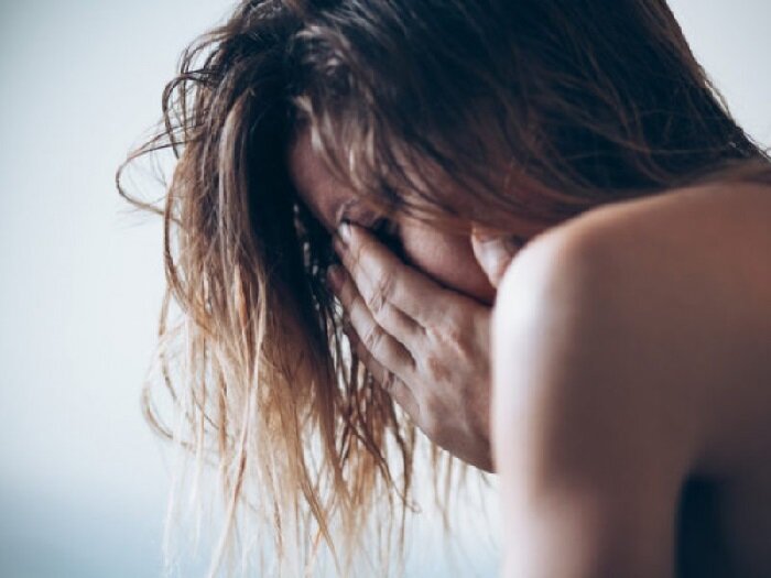 Фото состояние подавленности и депрессии. 