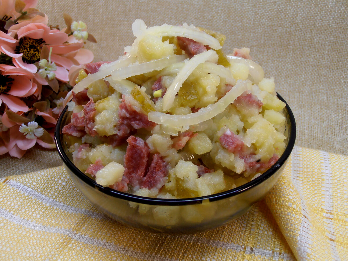 Немецкий картофельный салат