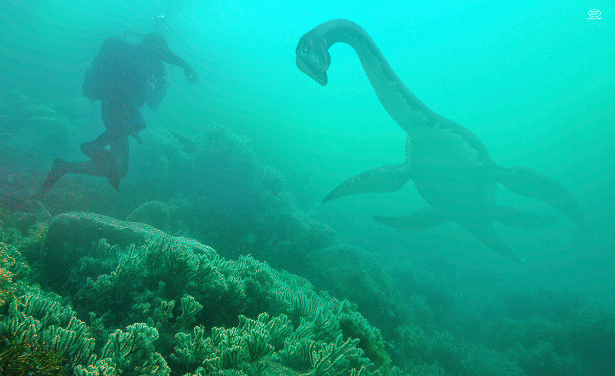 змей в черном море