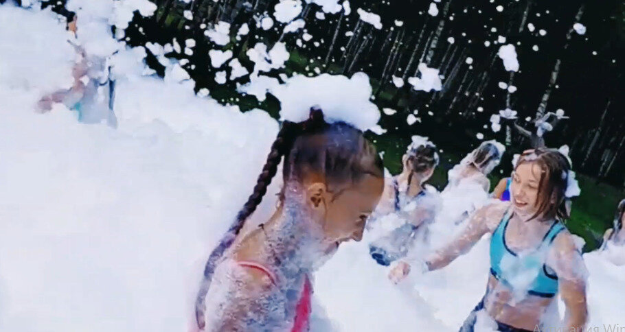 Зажигательная пенная вечеринка для детей на день рождения ребенка 