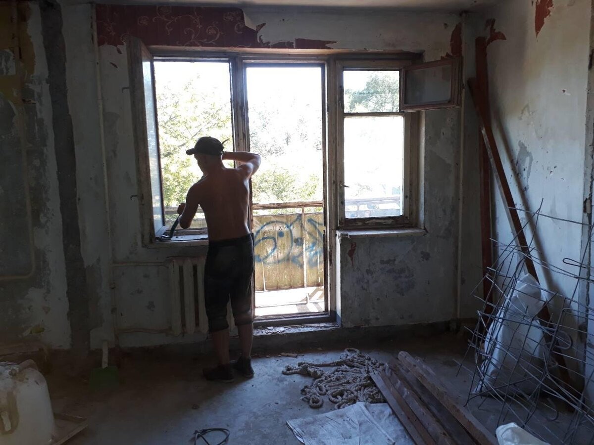 Демонтаж рамы 