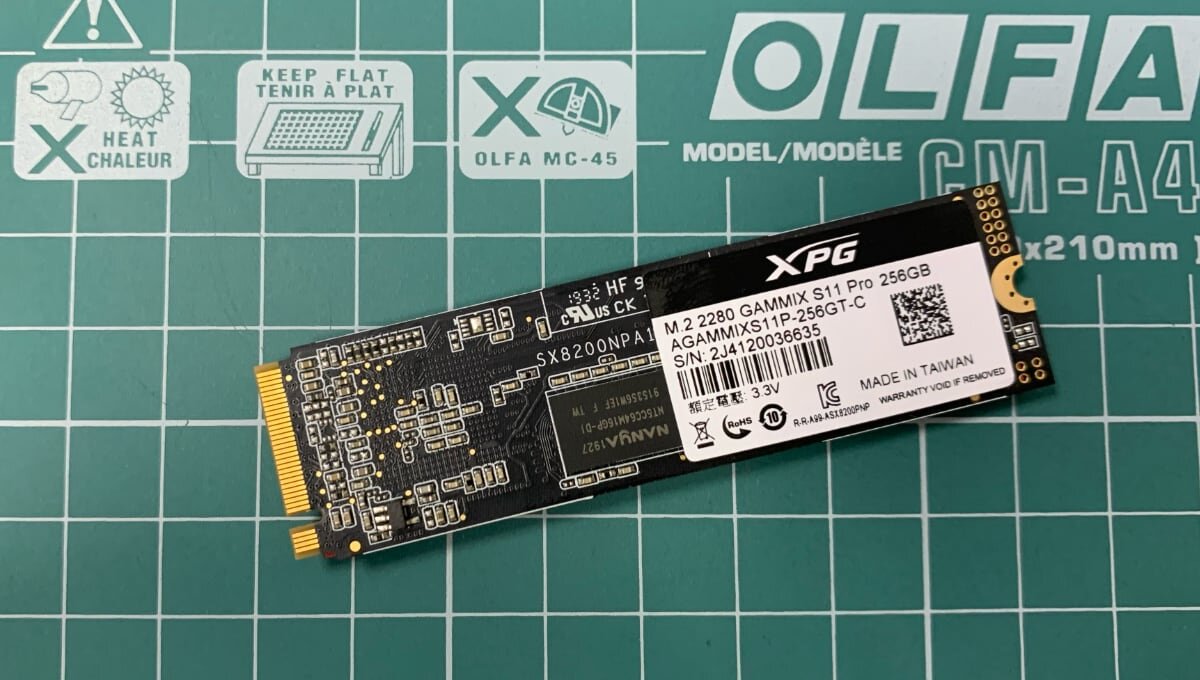 Проблемный SSD накопитель, вызывавший ошибку DPC WATCHDOG VIOLATION