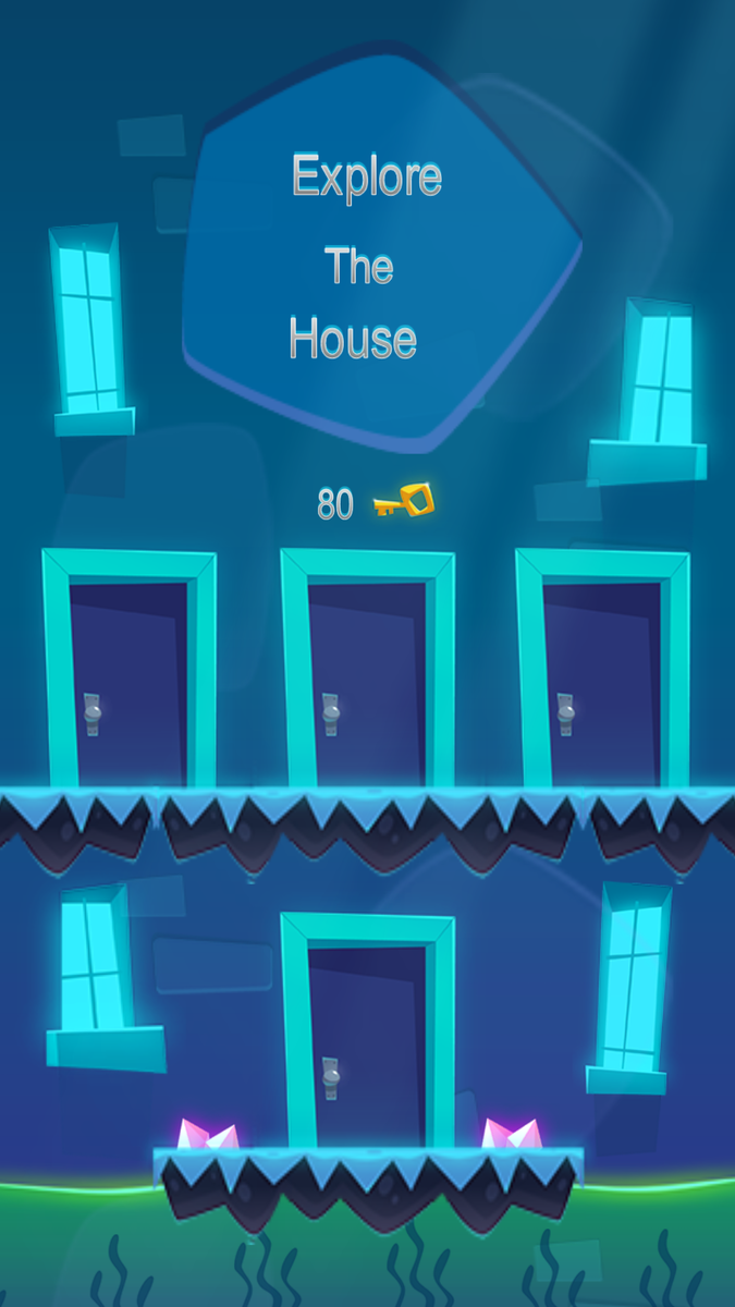 Что тут написано? "Покинь Дом!" Но это же раннер, и этот дом не покинуть даже если наиграть 2000 часов игрового времени!..