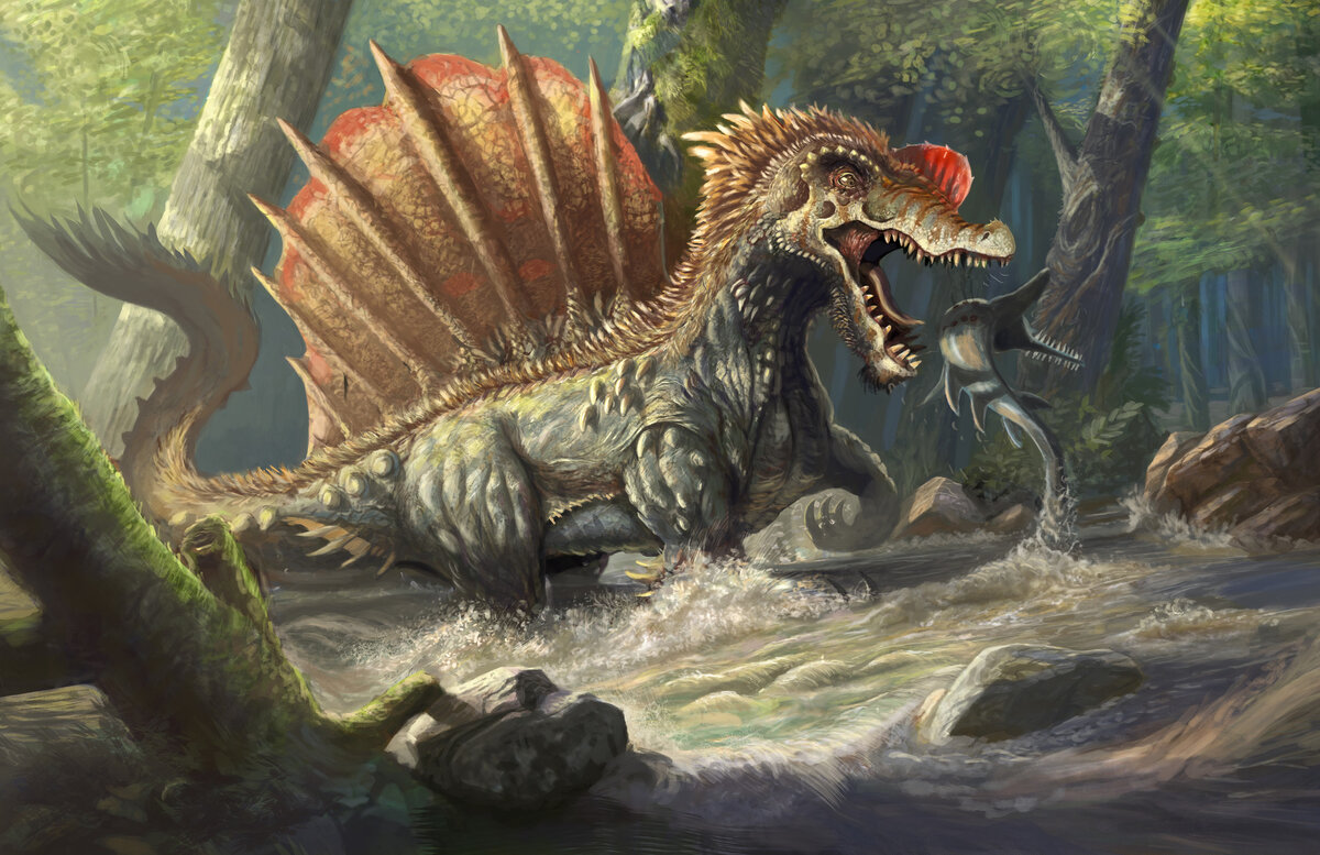 Спинозавр Палео арт