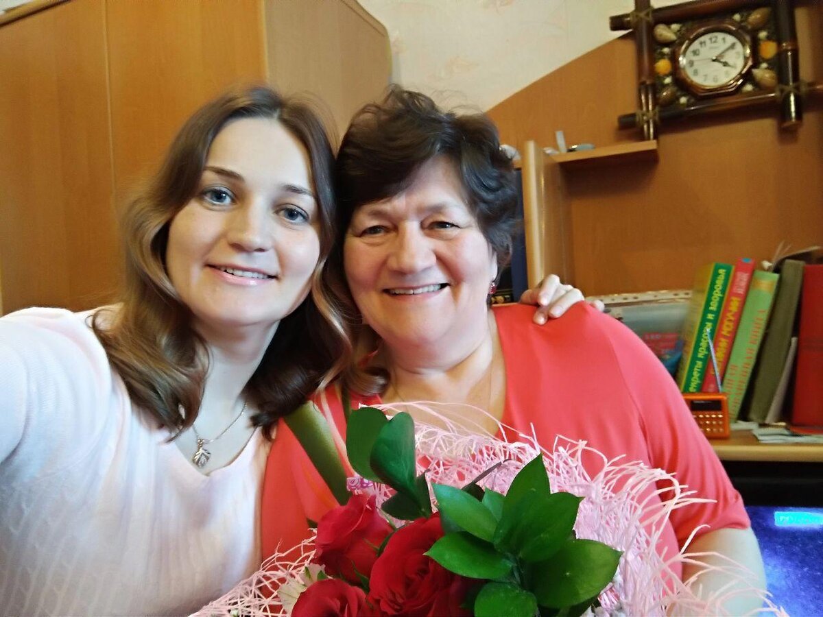 На фото Я и моя мама - представитель поколения Беби-бумеров.