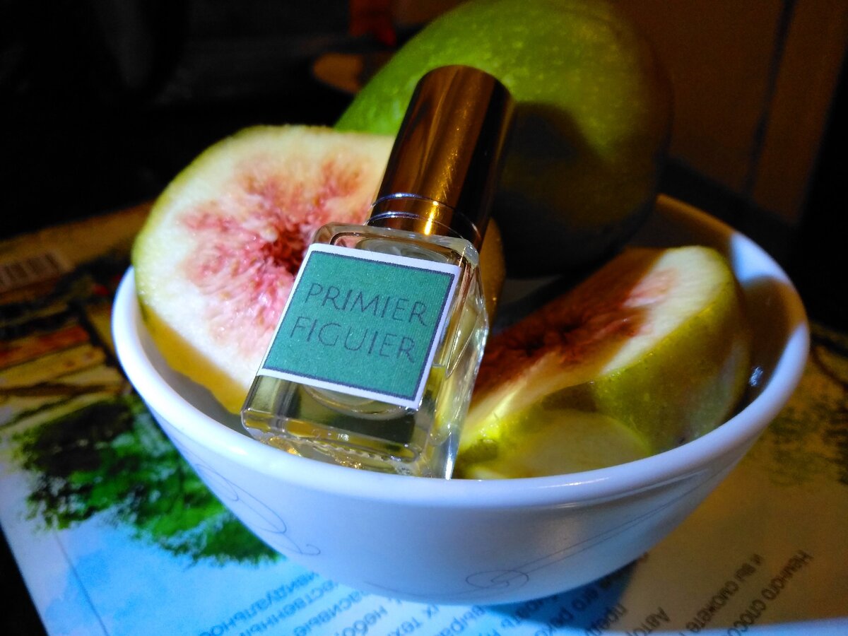 фото автора. Отливант, полный натуральных зелёных листьев фигового дерева и незрелых плодов.