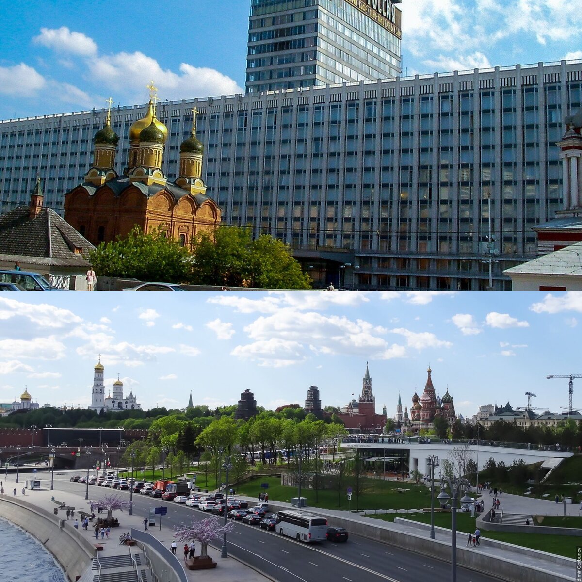 Москва до и после