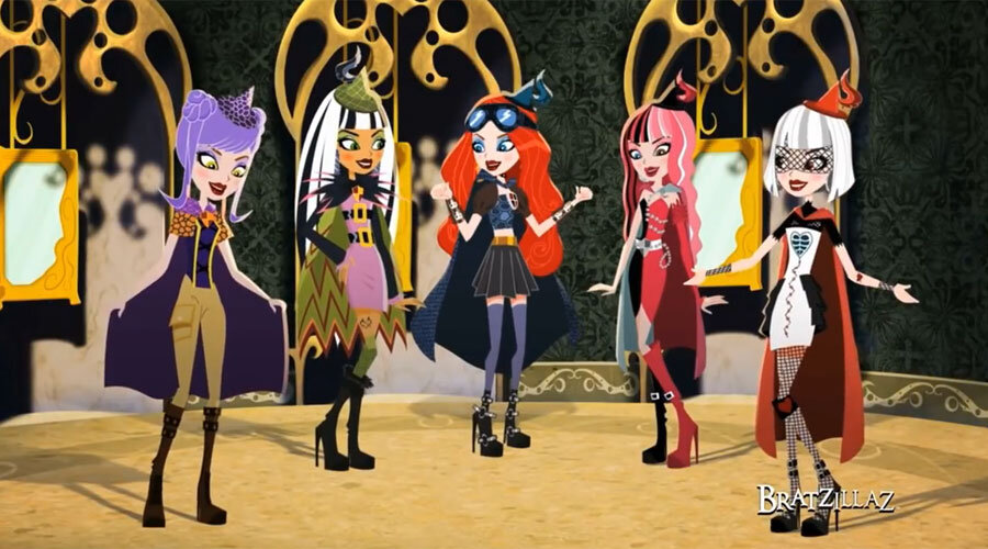 Кадр из мультфильма "Bratzillaz"