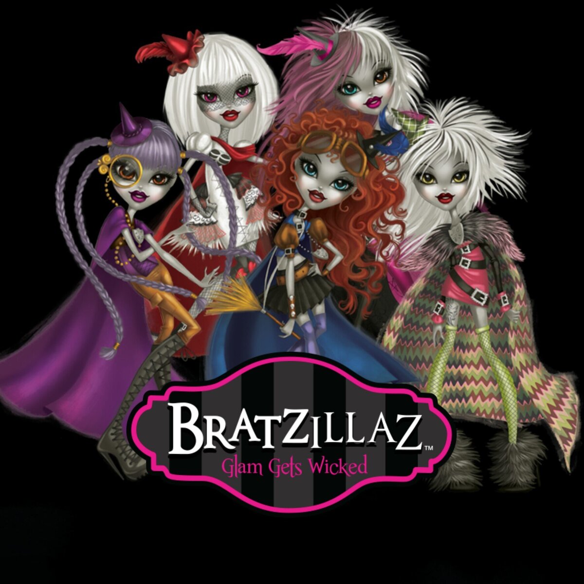Арты главных героинь "Bratzillaz"