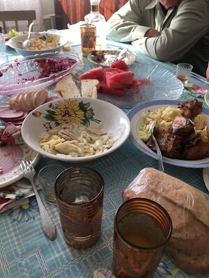 Вкусный бабушкин обед.
