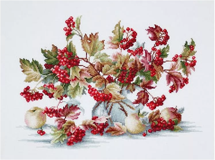 Фото с обложки набора от Лука-С "Калина".