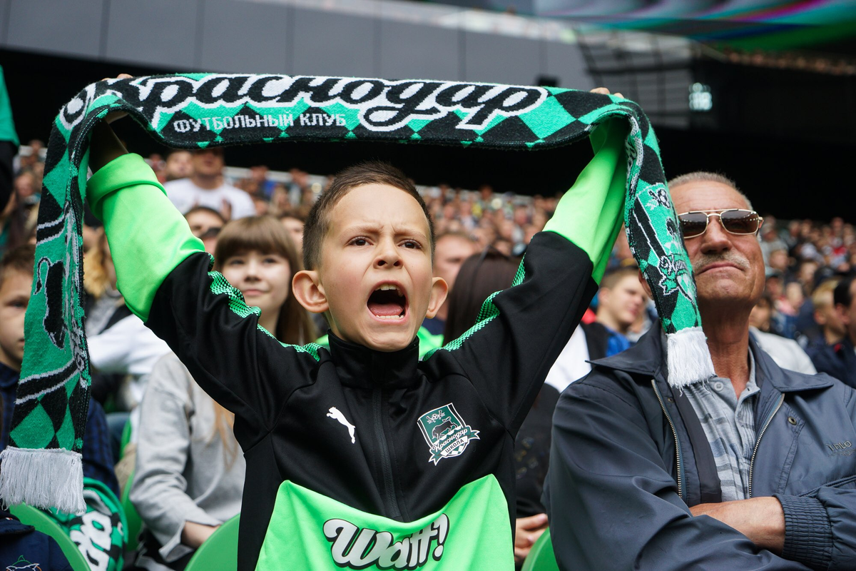 Болельщики "Краснода". Источник: открытый портал Яндекс. Картинки