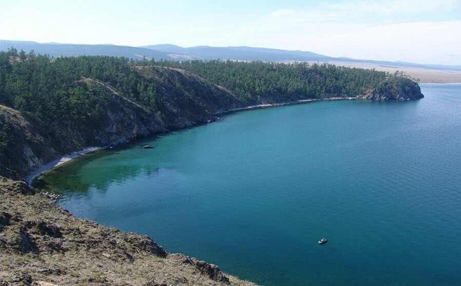 Залив провал на байкале карта