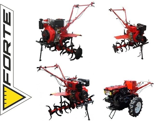 ТОП - 3 мотоблока Forte для обработки грунтов различной сложности
